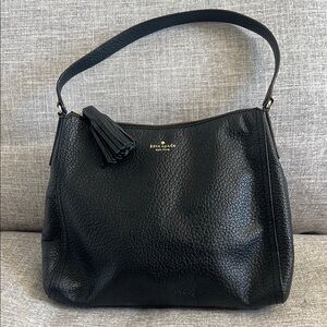 Kate Spade Black Leather Shoulder Bag